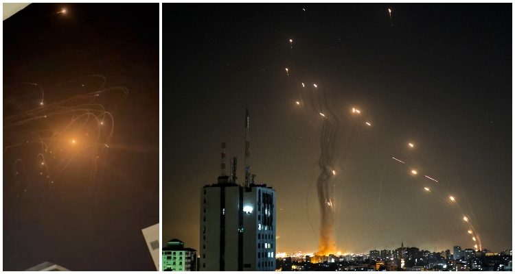 A la izquierda, captura. A la derecha, fotografía de la Agence France-Presse.