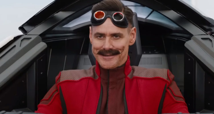Jim Carrey en la película de Sonic