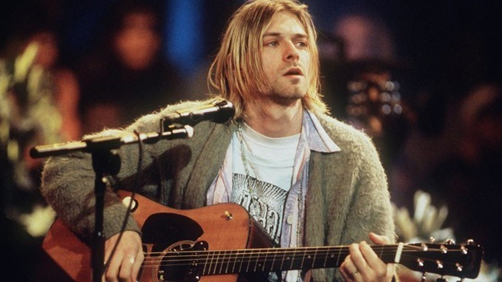 Kurt Cobain en el MTV Unplugged
