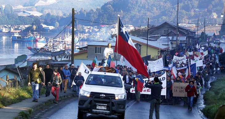 Protestas en Chiloé 2016 | ARCHIVO | Agencia UNO