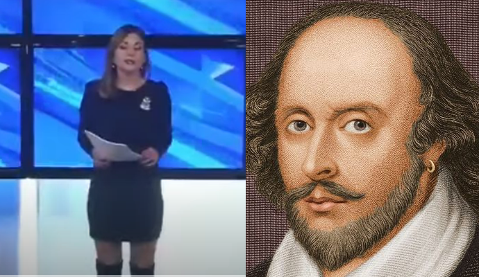 Captura de YouTube | Ilustración del escritor William Shakespearse