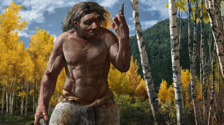 Ilustración del Homo longi | Universidad GEO de Hebei 