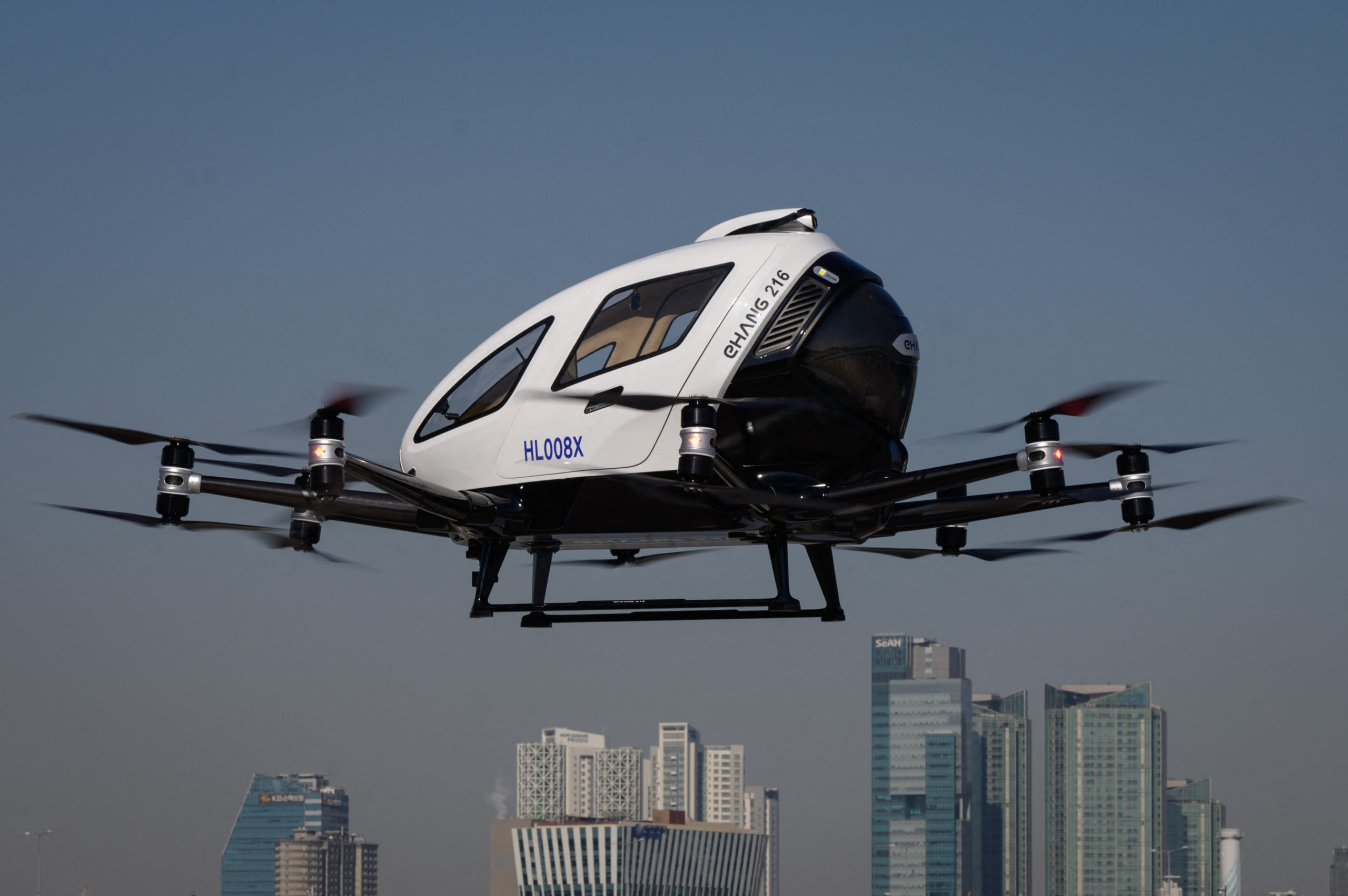 Archivo | Vehículo volador desarrollado por EHang Technology | Agence France-Presse