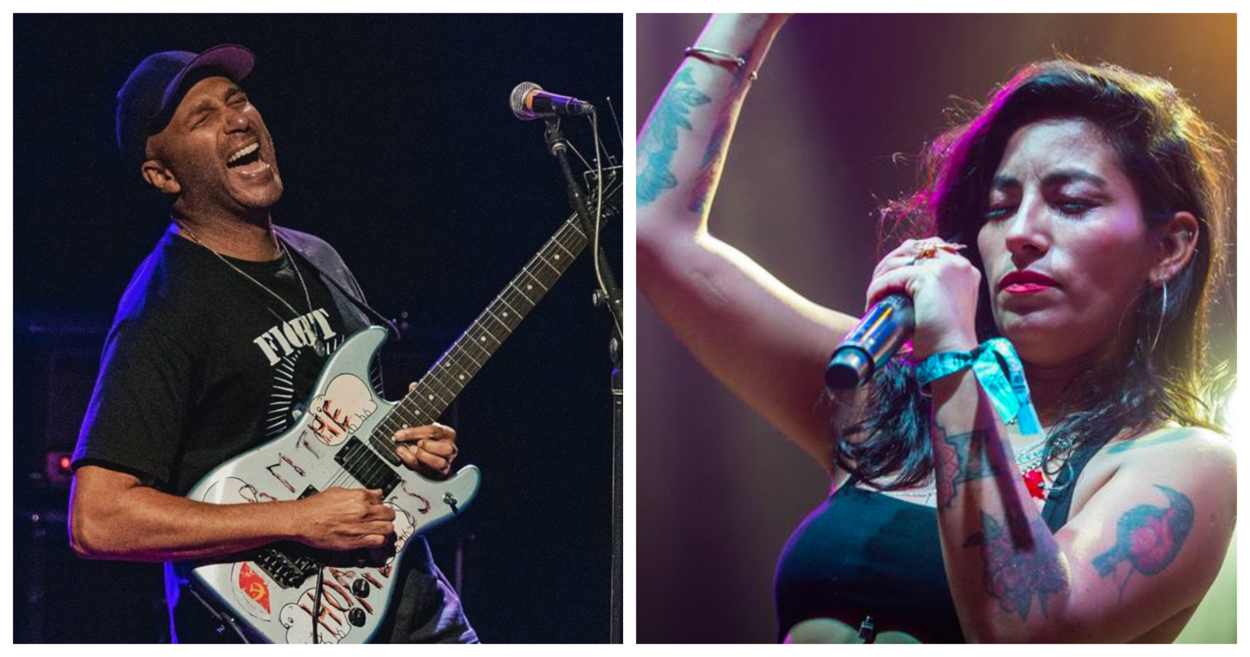 Tom Morello y Ana Tijoux