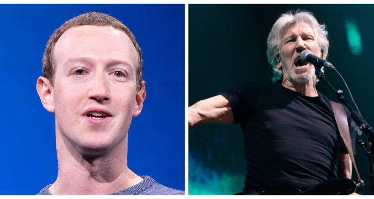 Mark Zuckerberg y Roger Waters