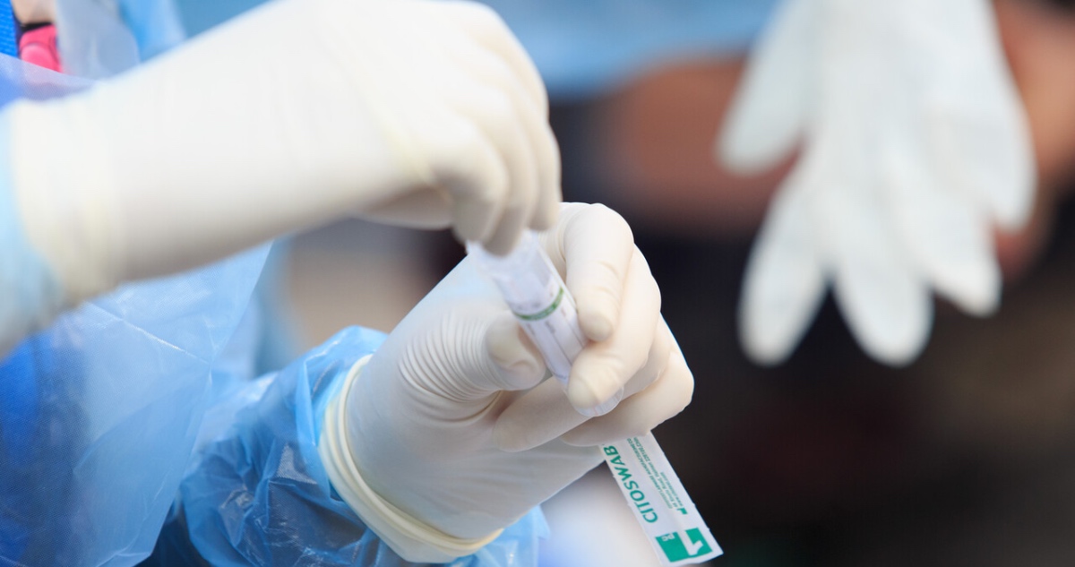 Test PCR para detectar casos nuevos de covid
