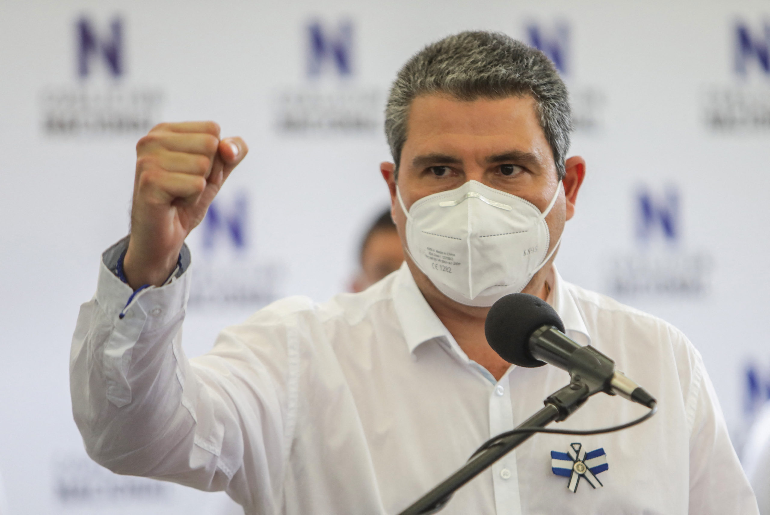 El aspirante presidencial Juan Sebastián Chamorro | Agence France-Presse