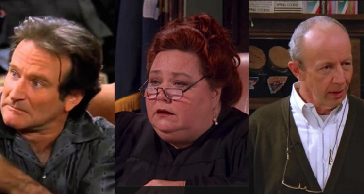 Robin Williams, Conchata Ferrell y Max Wright en Friends