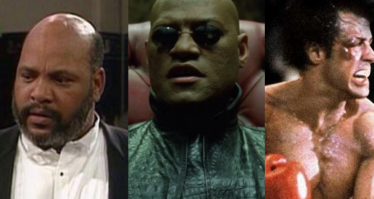 Tío Phil en El Príncipe del rap, Morfeo en Matrix y Rocky Balboa