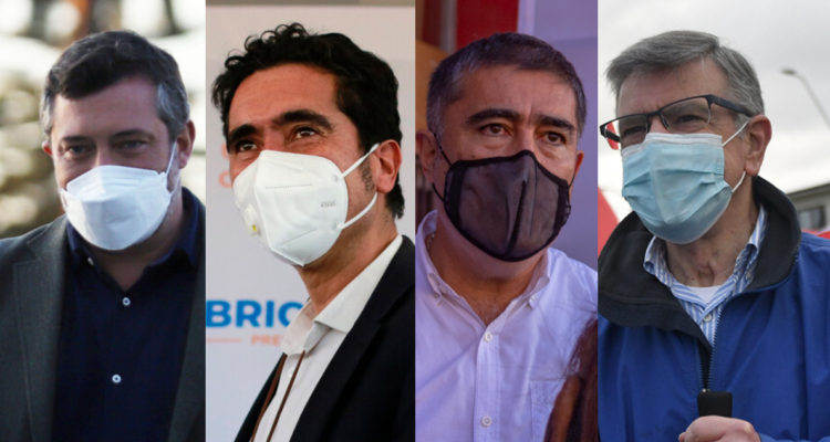 Manuel Lema, Karin Pozo, Dylan Barrios y Miguel Ángel Bustos | Agencia UNO