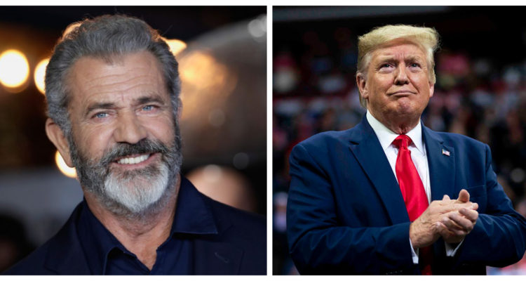 Mel Gibson y Donald Trump