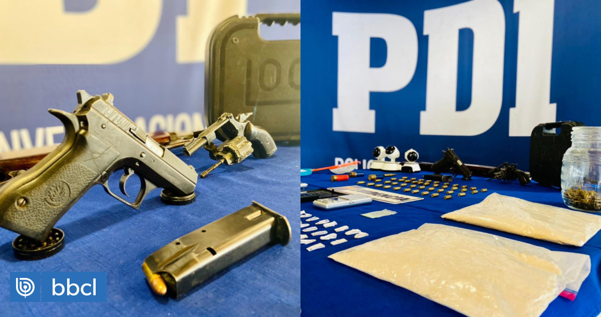 PDI detiene a tres miembros de banda criminal en Puente Alto: incautaron droga y armas de fuego | Nacional - Vimarsana News