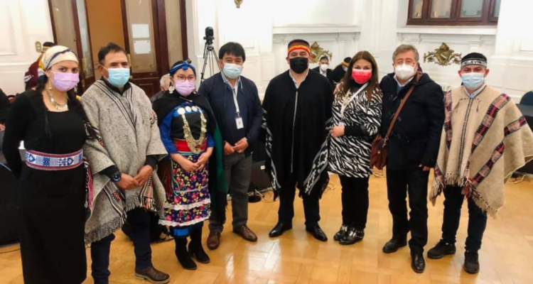 Delegación que acudió a la CC | Municipalidad de Alto Bío Bío