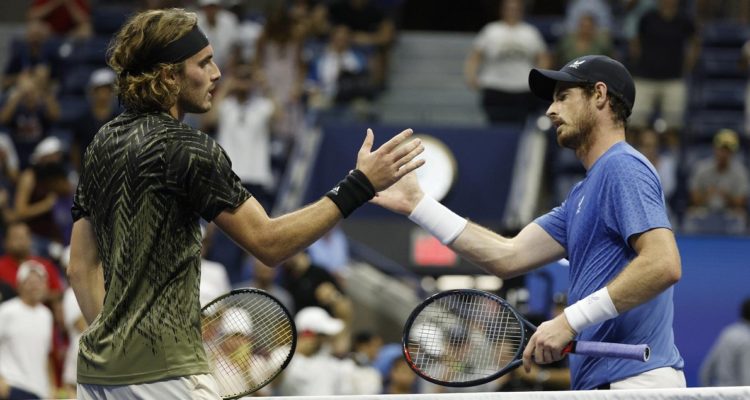 Andy Murray y Stefanos Tsitsipas