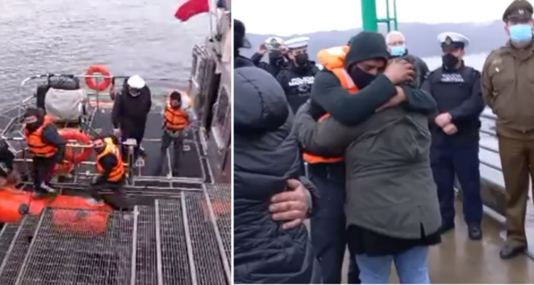 Capturas de video | Coordinadora Jibieros Reineteros Puerto Lebu | Facebook