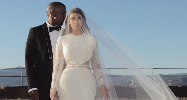 Kanye West y Kim Kardashian 