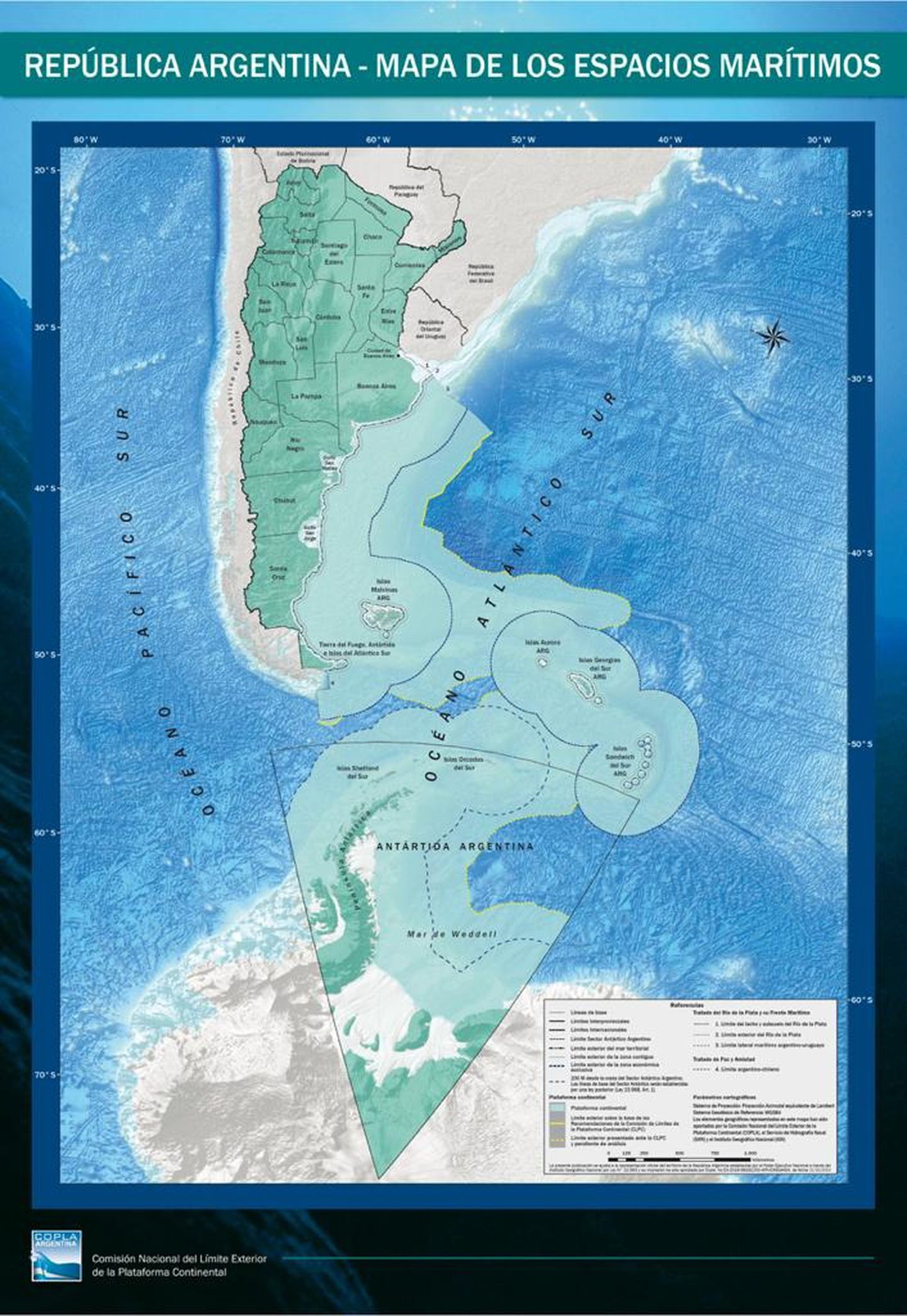Mapa aprobado por el Congreso de Argentina | cancilleria.gob.ar