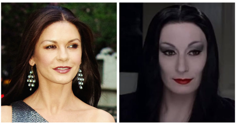 Catherine Zeta-Jones y “Morticia Addams”