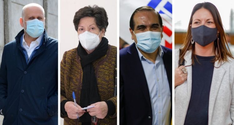 Algunos de los timoneles de los partidos que conformarán la lista parlamentaria de Nuevo Pacto Social | Agencia UNO