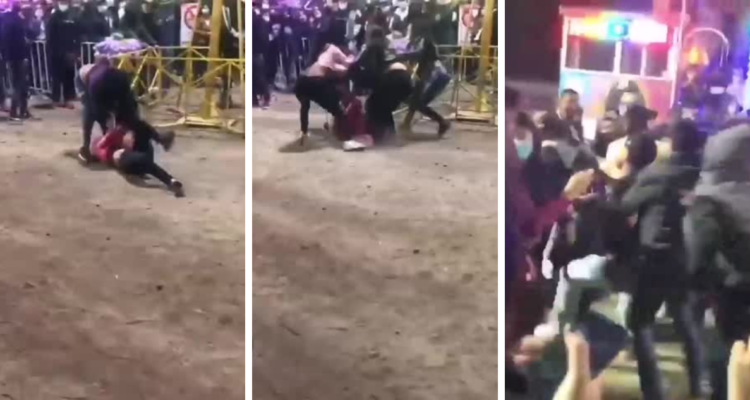 Pelea en parque de diversiones de Antofagasta