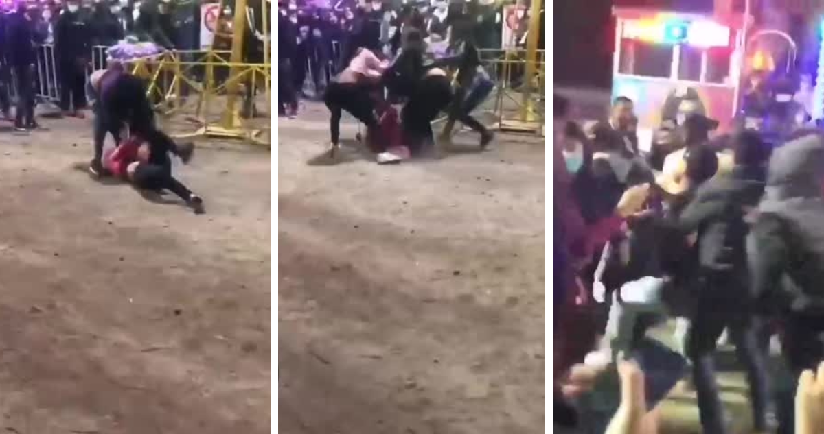 Pelea en parque de diversiones de Antofagasta