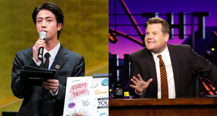 Jin de BTs en la ONU | James Corden