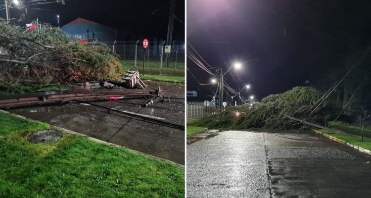 sistema frontal en Osorno