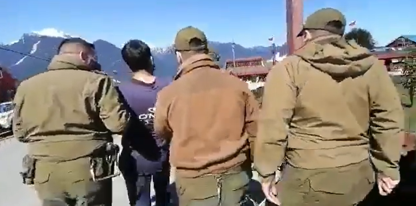 Captura de video compartido por redes sociales