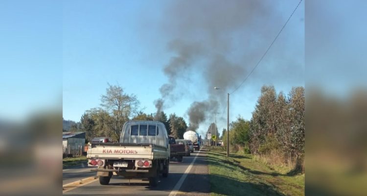 Corte de ruta Tirúa Cañete
