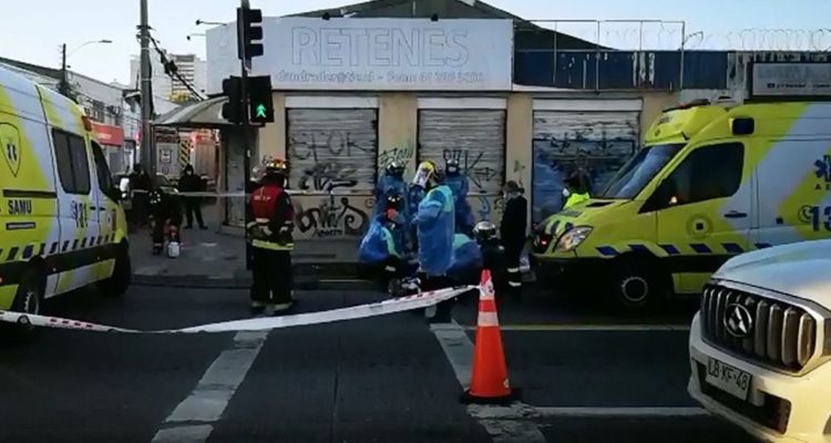 Mujer muere en pleno centro