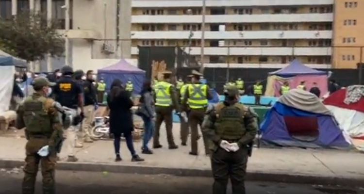 desalojo en iquique