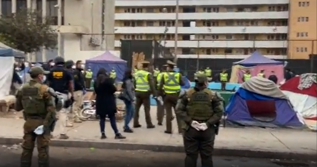 desalojo en iquique