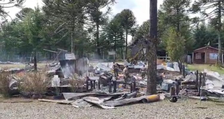 ataque incendiario en Carahue