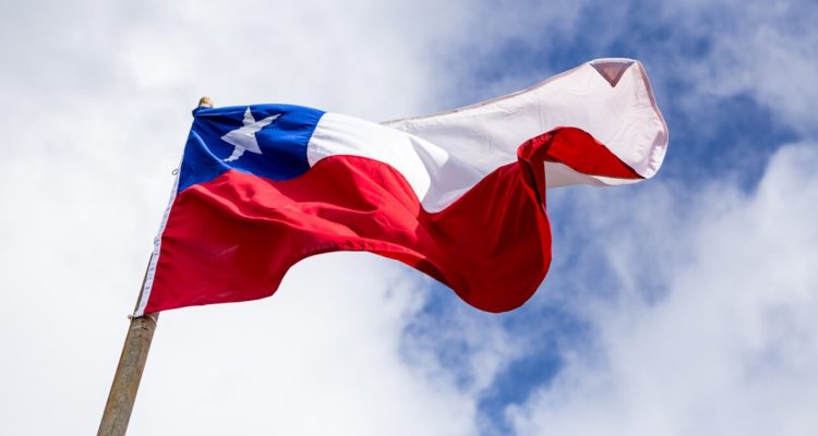 bandera de Chile en Fiestas Patrias