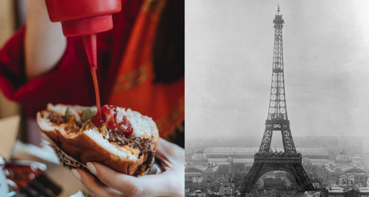 Desde el ketchup a la Torre Eiffel… ambos fueron presentados en una exposición