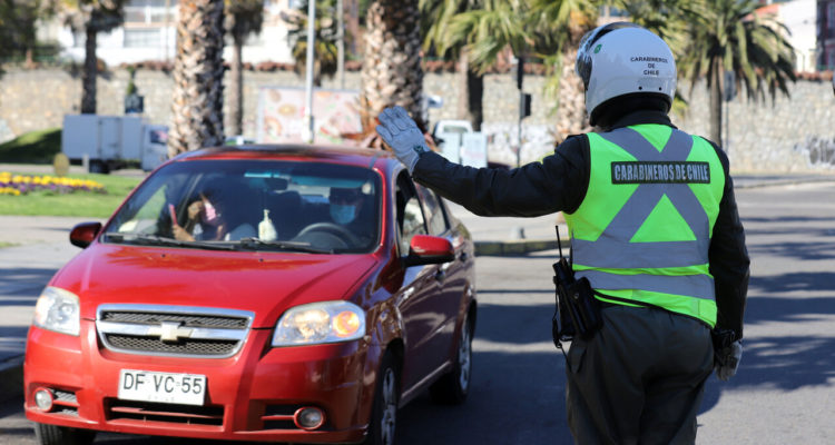 Carabineros de la Prefectura Viña del Mar lanzó en el Reloj de Flores, sus servicios preventivos Fiestas Patrias Seguras que serán desplegados todo este fin de semana en la ciudad Jardín | Manuel Lema, Agencia UNO. 