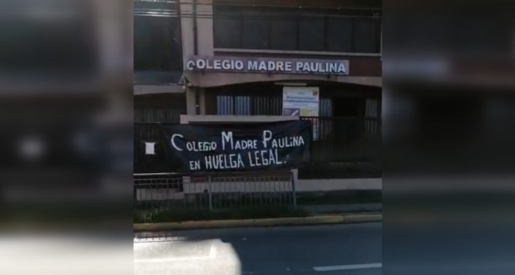 No hemos llega a un acuerdo protesta de docentes en colegio de Chiguayante preocupa a apoderados