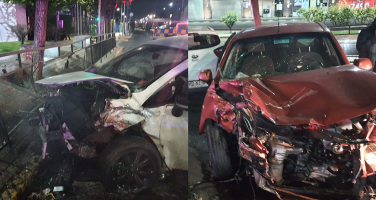 Accidente entre dos autos en La Florida: un conductor no respetó una ...