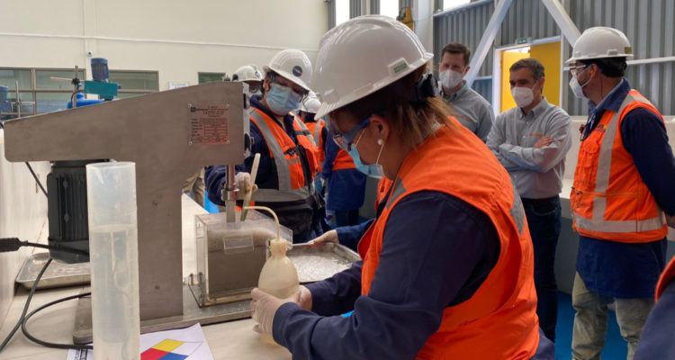 trabajadores mineros