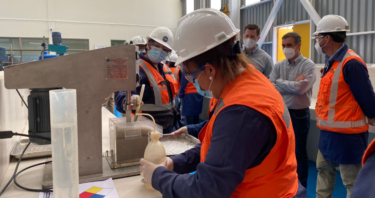 trabajadores mineros
