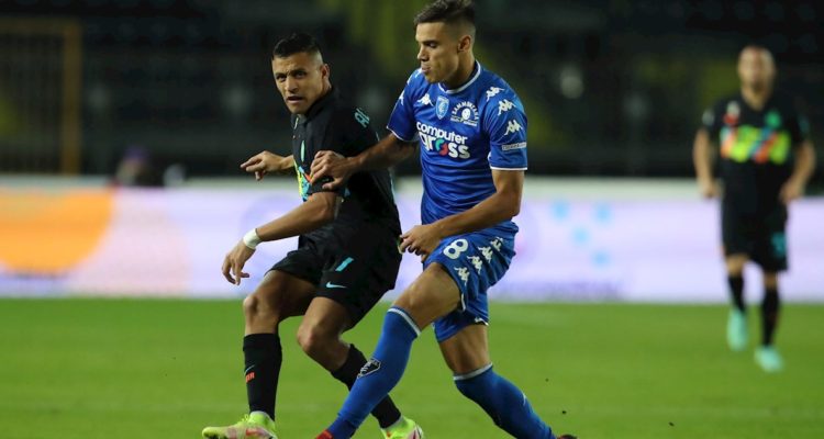 Alexis Sánchez en duelo Empoli vs Inter.