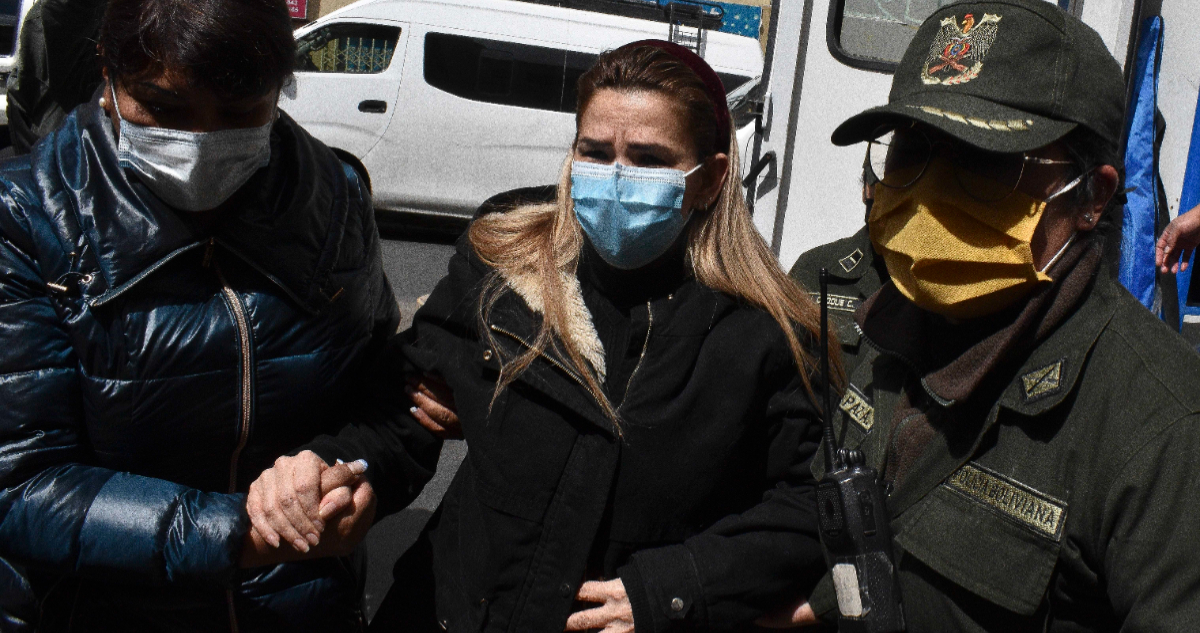 Áñez cuestiona a la justicia boliviana con mensaje en el muro de su celda Son una vergüenza