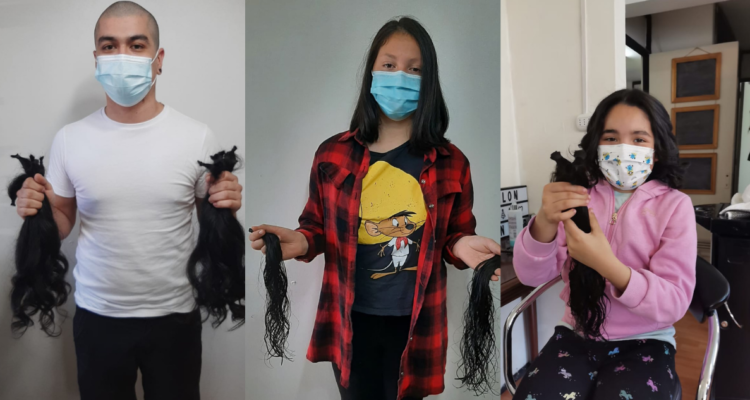 Realizan campaña para donar cabello a personas con cáncer en Los Ángeles