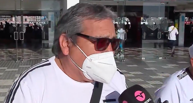 Hincha de Colo Colo en el Monumental
