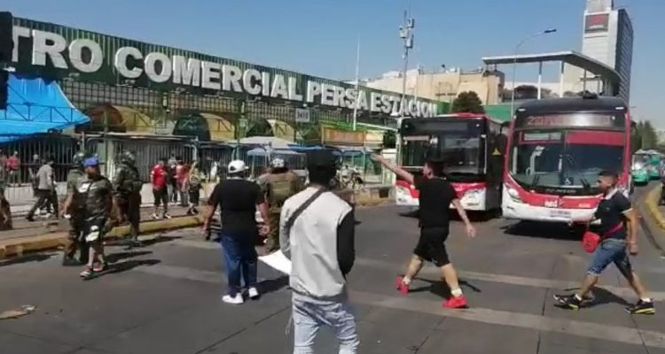 Comerciantes ambulantes Estación Central