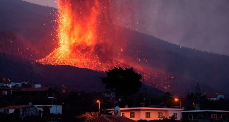 Imágenes dron del Volcán