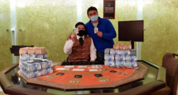 hombre gana millonario monto en el casino