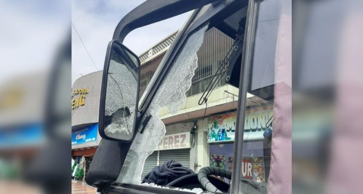 Agredió a un conductor