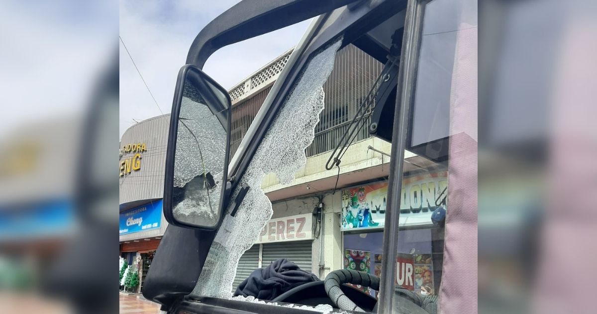 Agredió a un conductor