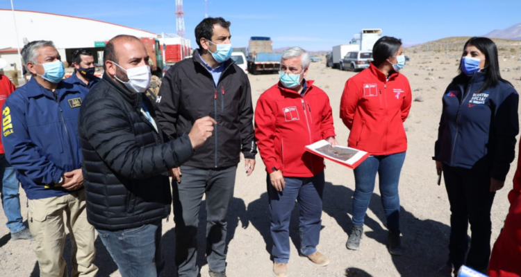 ministros visitan colchane